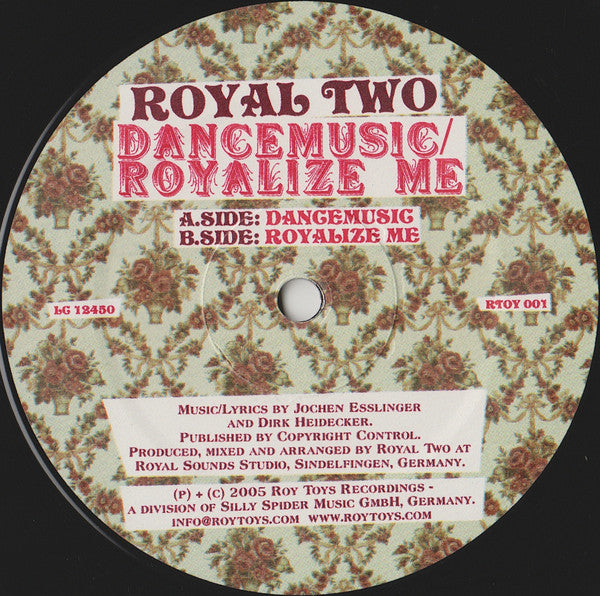 Royal Two : Dancemusic / Royalize Me (12")