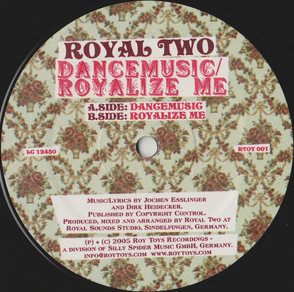 Royal Two : Dancemusic / Royalize Me (12")