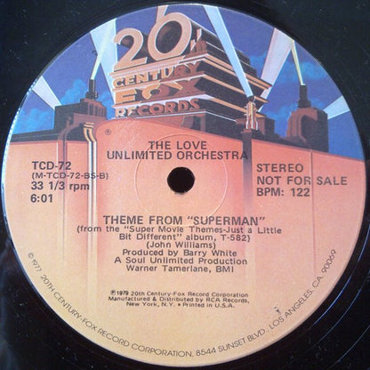 Love Unlimited Orchestra : Theme From "Shaft" (12", Promo)