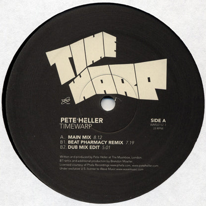 Pete Heller : Timewarp (12")