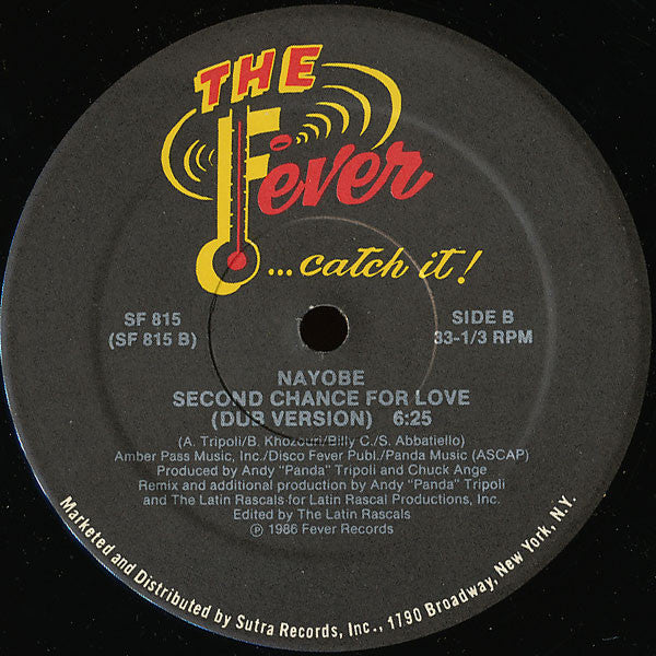 Nayobe : Second Chance For Love (12")