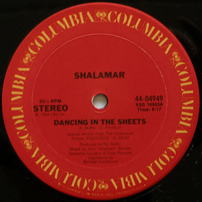 Shalamar : Dancing In The Sheets (12", Single)