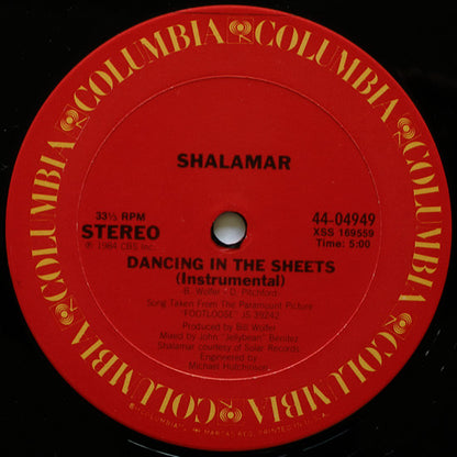 Shalamar : Dancing In The Sheets (12", Single)