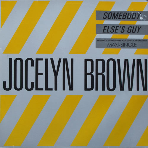 Jocelyn Brown : Somebody Else's Guy (12", Maxi)