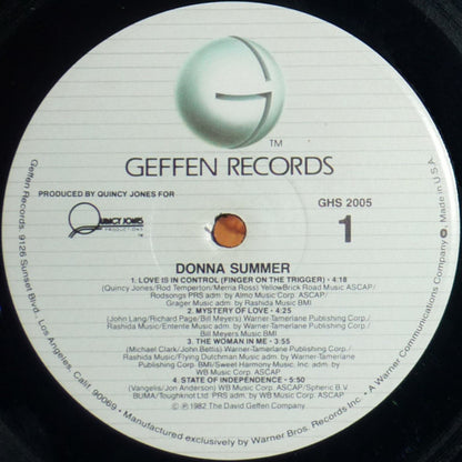 Donna Summer : Donna Summer (LP, Album, All)
