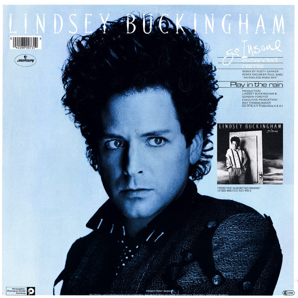 Lindsey Buckingham : Go Insane (Extended Remix) (12", Maxi)