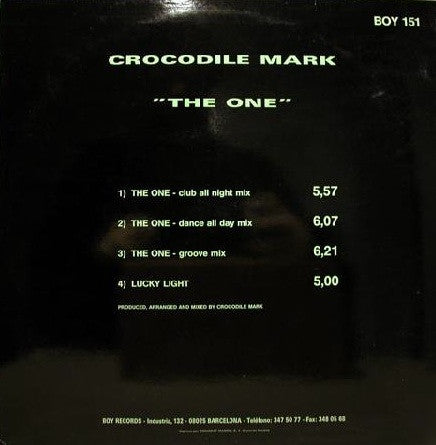 Crocodile Mark : The One (12")