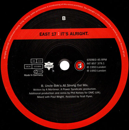 East 17 : It's Alright (12")