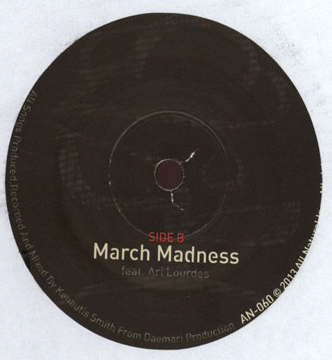 Kenautis Smith, Black Spade : Look Around / March Madness (7", Ltd)