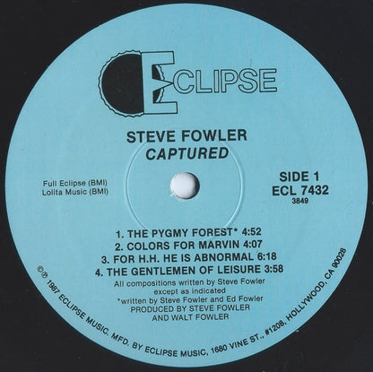 Steve Fowler : Captured (LP, Album)