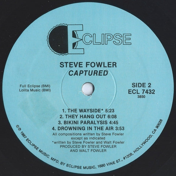 Steve Fowler : Captured (LP, Album)
