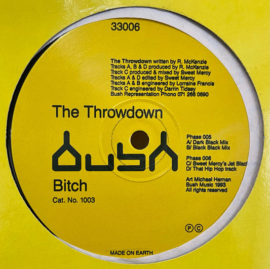 Bitch : The Throwdown (12", Yel)