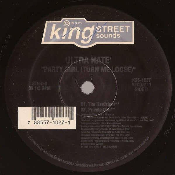 Ultra Naté : Party Girl (Turn Me Loose) (2x12")