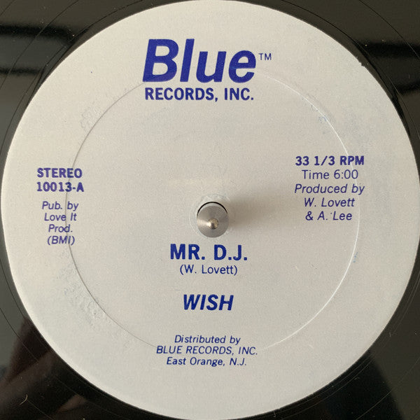 Wish (2) : Mr. D.J. (12")