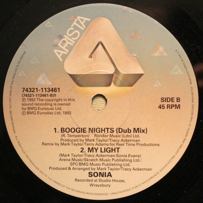Sonia : Boogie Nights (12")