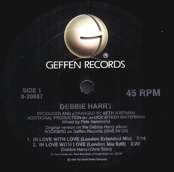 Deborah Harry : In Love With Love (12", Maxi, All)