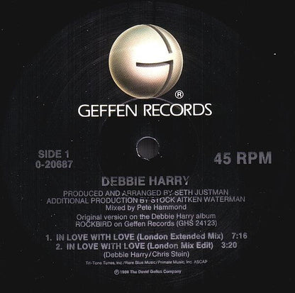 Debbie Harry* : In Love With Love (12", Maxi, All)