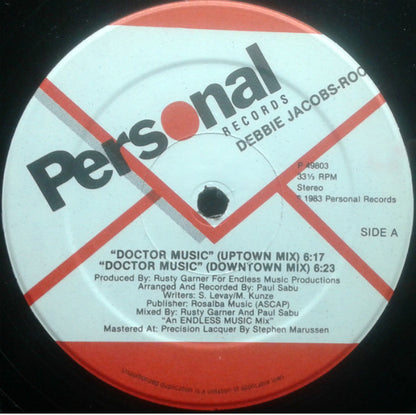 Debbie Jacobs-Rock : Doctor Music (12")