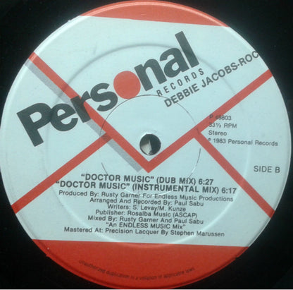 Debbie Jacobs-Rock : Doctor Music (12")