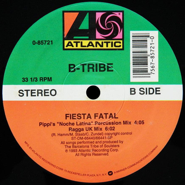 B-Tribe : ¡ Fiesta Fatal ! (12")