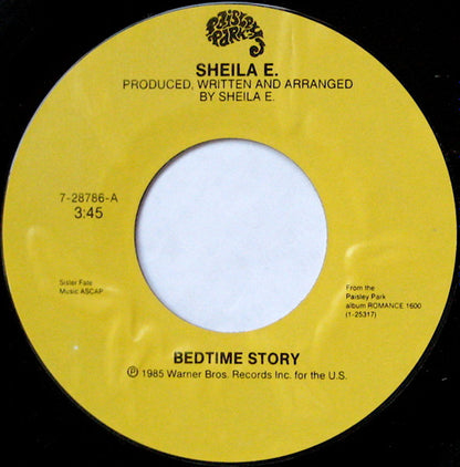 Sheila E. : Bedtime Story (7", Single, Styrene, All)