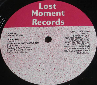 Ice Club : Dance (12")