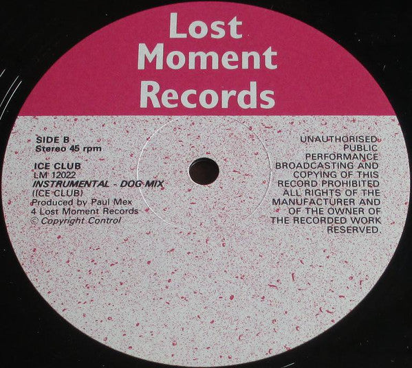 Ice Club : Dance (12")
