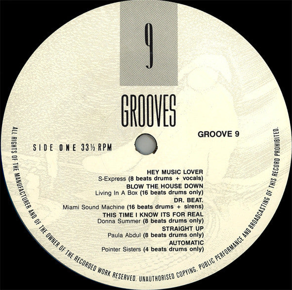 Various : The Grooves 9 (LP)