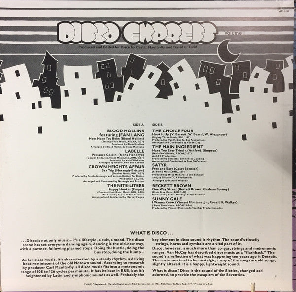 Various : Disco Express Vol. 1 (LP, Comp, Ind)