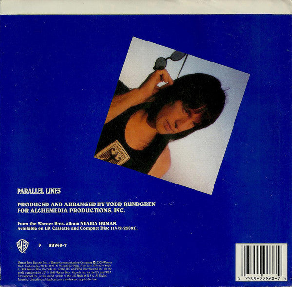 Todd Rundgren : Parallel Lines (7")