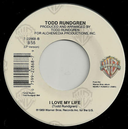 Todd Rundgren : Parallel Lines (7")