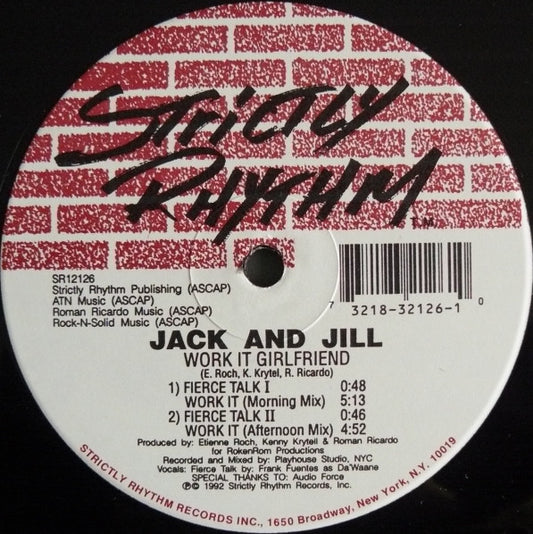 Jack And Jill* : Work It Girlfriend (12")