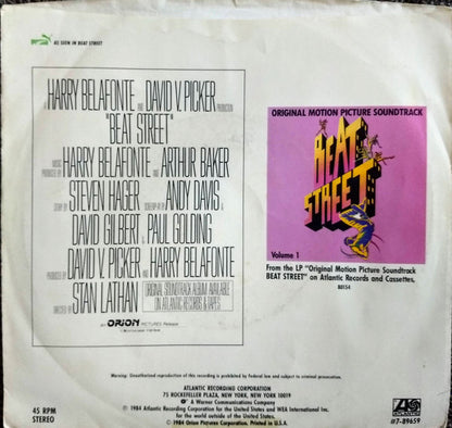 Grandmaster Melle Mel & The Furious Five : Beat Street Breakdown (7", Single, Spe)