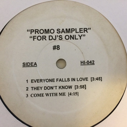 Various : Promo Sampler - For DJ's Only #8 (12")
