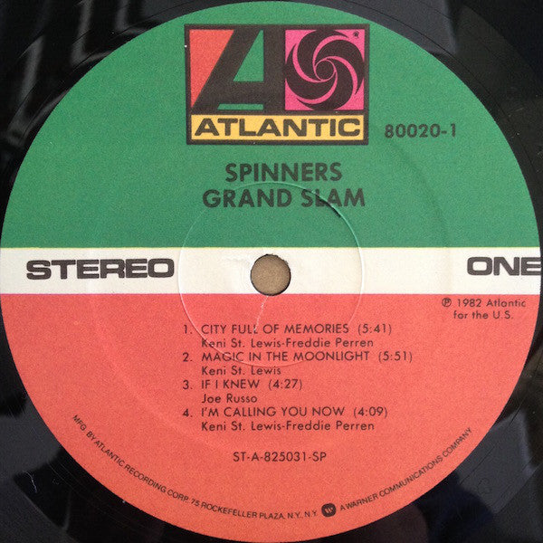 The Spinners* : Grand Slam (LP, Album, Spe)