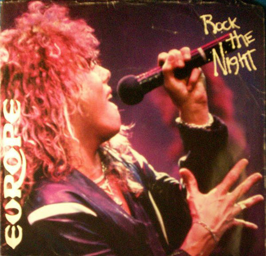 Europe (2) : Rock The Night (7", Single, Styrene)