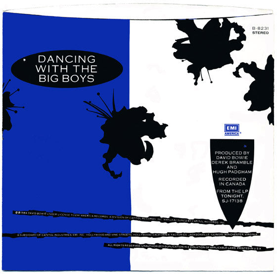 David Bowie : Blue Jean (7", Single, Blu)