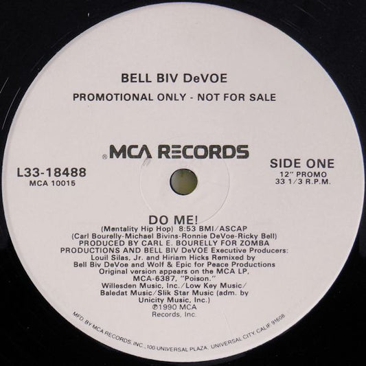 Bell Biv DeVoe : Do Me! (12", Promo)