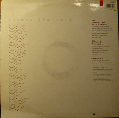 Luther Vandross : Power Of Love / Love Power (12")