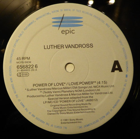 Luther Vandross : Power Of Love / Love Power (12")