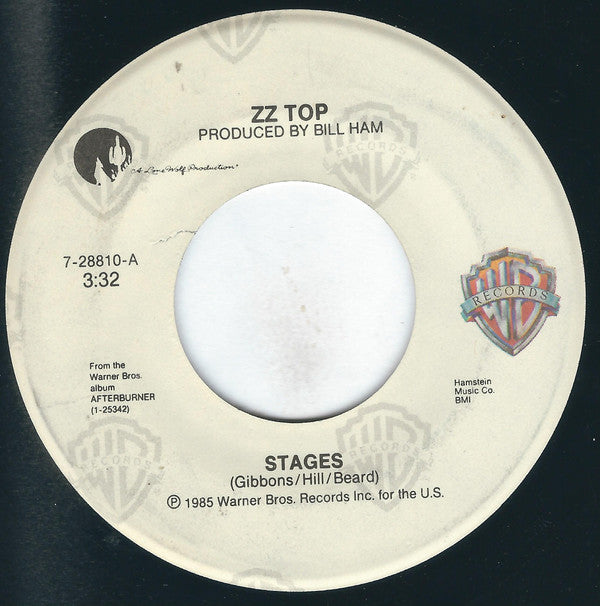ZZ Top : Stages (7", Single, Spe)