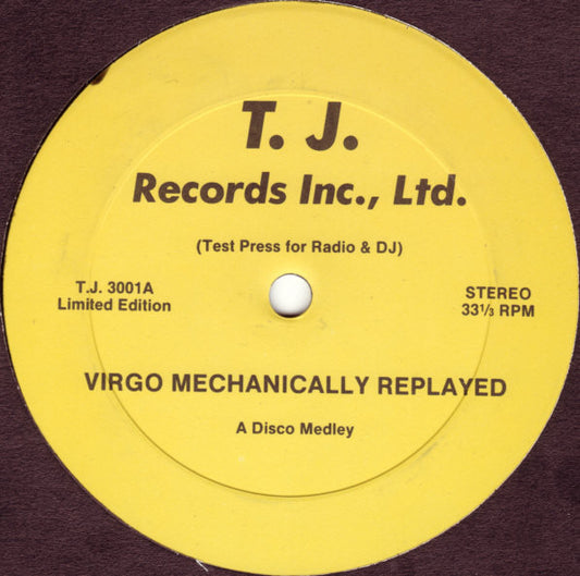 DJ Duke / Convertion : Virgo Mechanically Replayed / Let's Do It (12", Unofficial)