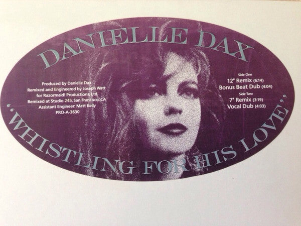 Danielle Dax : Whistling For His Love (12", Promo)