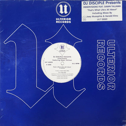 DJ Disciple Presents Innervisions (3) Featuring Dawn Tallman : That's What Life's All About (12")