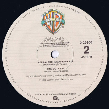 Devo : Peek-A-Boo! (12")