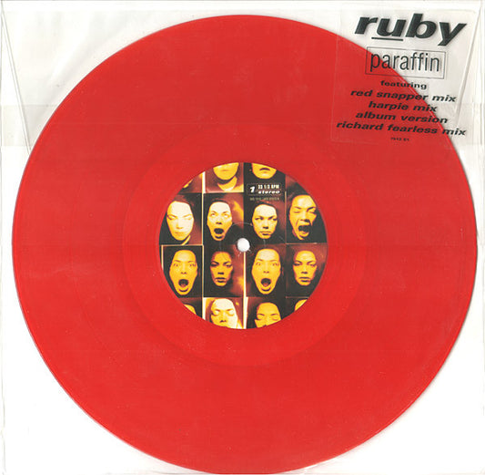 Ruby : Paraffin (10", Promo, Red)