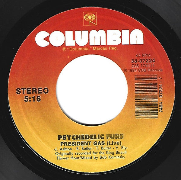 The Psychedelic Furs : Shock (7", Single)