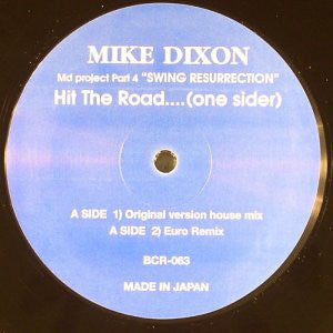 Mike Dixon : MD Project Part 4 "Swing Resurrection" (12", S/Sided)