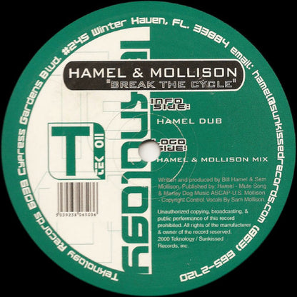 Hamel* & Mollison* : Break The Cycle (12")