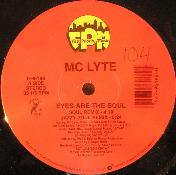 MC Lyte : Eyes Are The Soul (12")